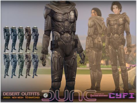 Dr Who Sonic Screwdriver, Dune Desert, Dune 2021, Rachel Green Friends, Cc Clothes, Cyberpunk Clothes, Streetwear Fall, 4 Characters, Sims 4 Characters