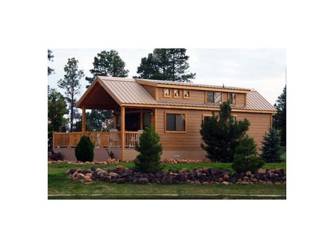 2015 Factory Direct Pricing Park Models CAVCO/SKYLINE 110712695 large photo Tiny House 2 Bedroom, Cabin Loft, Park Model Homes, Cabin Tiny House, Storm Shelter, Cabin Floor, Prefab Cabins, Cabin Floor Plans, Cabin Lodge