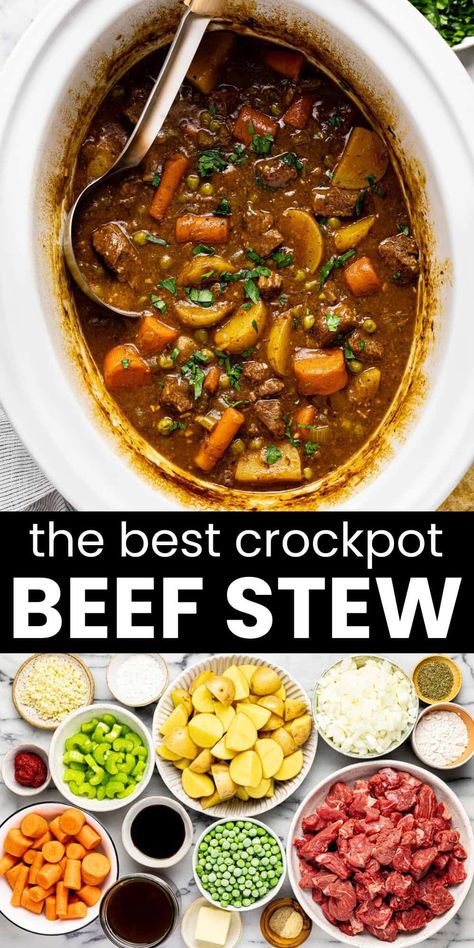 Pot Roast Crock Pot Recipes With Mushrooms, Stew Recipes Crockpot Easy, Thick Stew Recipes Crock Pot, Slow Cooker Beef Soup Recipes, Crockpot Beef Stew Pioneer Woman, Beef And Carrots Crockpot, Easy Quick Beef Recipes, Crockpot Beef Stew Over Mashed Potatoes, Prime Rib Stew Slow Cooker