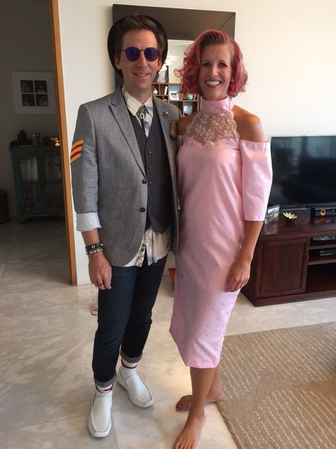 Pretty in Pink - Andy and Duckie I'm so doing this for Halloween Pretty In Pink Costume, 1980s Halloween Costumes, 80s Gala, Pretty In Pink Theme, Andie Walsh, Pretty In Pink Fashion, 1980s Halloween Costume, Pink Theme Party, Eighties Costume