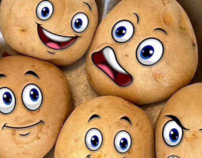 Check out new work on my @Behance profile: "Potato Faces" http://be.net/gallery/96904671/Potato-Faces Faces Cartoon, Happy Potato, Potato Face, Baby Potatoes, Facial Expression, Color Correction, Working On Myself, Picture Wall, New Work