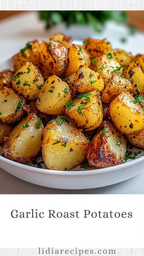 🧄🧈 Garlic lovers, rejoice! These Roasted Garlic Butter Parmesan Potatoes are crispy on the outside, tender on the inside, and packed with flavor in every bite. 🥔✨ Roasted to golden perfection and smothered in a buttery garlic Parmesan sauce—this side dish is a guaranteed hit at any meal! 😍 Perfect for holidays, family dinners, or just treating yourself to something delicious. 🌿🍽️

#GarlicButterPotatoes #RoastedPerfection #ParmesanLove #PotatoPerfection #CrispyGoodness #SideDishGoals #FlavorExplosion #FoodieFavorites #ComfortFood #DeliciouslyGolden 🧄🥔🧈💛 Roasted Garlic Butter Parmesan Potatoes, Garlic Butter Parmesan Potatoes, Butter Parmesan Potatoes, Comfort Foods Healthy, Roasted Garlic Butter, Creative Dinner Ideas, Canned Potatoes, Crunchy Potatoes, Butter Potatoes