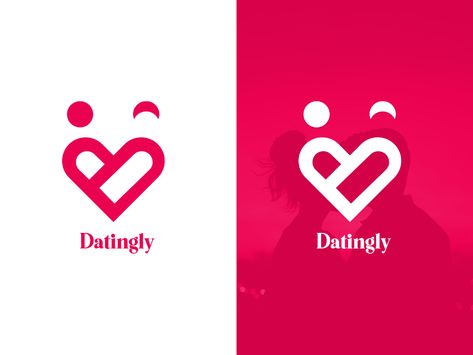 Dating App Logo Design, Dating App Logo, Logo Moodboard, Mm Logo, Logo Challenge, Logo Application, Heart Logo, App Logo, Dating App