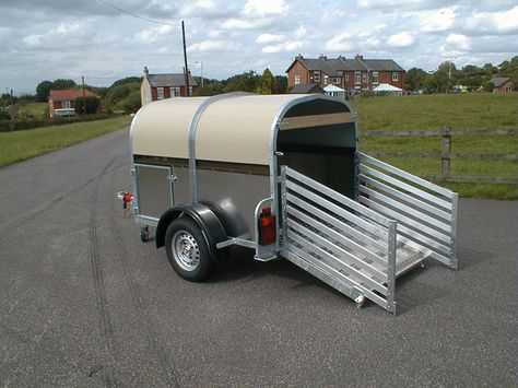 Livestock Trailers, Dog Trailer, Trailer Build, Mini Horse, Barn Ideas, Horse Trailers, Horse Trailer, Ffa, Horse Barns