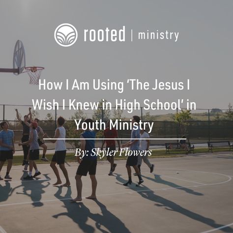 "The Jesus I Wish I Knew in High School has become an invaluable resource in preparing these short, grace-filled words for our weekly meeting." -Skyler Flowers https://www.rootedministry.com/blog/using-jesus-i-knew-high-school-youth-ministry/ #youthgroup #studentministry #stumin #christinyouth #youthmin #rooted High School Ministry, Youth Group Lessons, Weekly Meeting, Student Ministry, Youth Center, Small Group Activities, School Campus, Ministry Ideas, High School Years