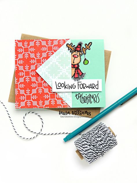 lauralooloo: Don't Miss the LAST New Release from Impression Obsession! Mixed Media Diy, I Always Love You, Holiday Cards Handmade, Blog Graphics, Impression Obsession, Scrapbooking Cards, Holiday Paper, New Year Card, Christmas Cards Handmade