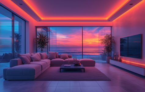 Just finished working on my living room aesthetics implementing Philips Hue LED Light Strips. You will find the link (affiliate) in the product tags. Only thing thats missing is my TV... #led #livingroomaesthetics Philips Hue Living Room, Banner Template Photoshop, Neon Light Wallpaper, Living Room Aesthetics, Light Wallpaper, Room Aesthetics, Product Tags, Tv Wall Design, Tv Led