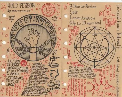 Bard Spells, Wizard Spellbook, Arte Occulta, Magic System, Grimoire Book, Magic Spell Book, Alchemy Symbols, Wiccan Spell Book, Magic Symbols