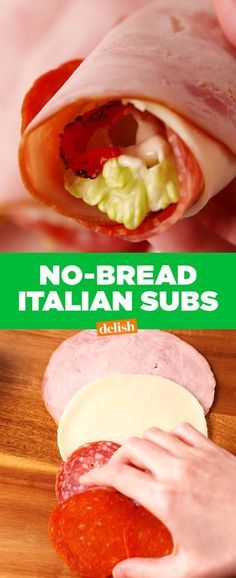 No Bread Italian Subs Are The Low-Carb Lunch Of Your Dreams - Delish.com Low Carb Menu, Italian Subs, Boiled Egg Diet Plan, Resep Diet, Boiled Egg Diet, Low Carb Diets, Recetas Keto, Paleo Lunch, Low Carb Lunch