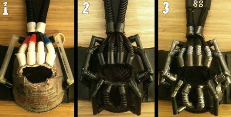 diy bane mask tutorial Bane Costume, Bane Cosplay, Knight Mask, Bane Mask, Bedroom Lighting Diy, Lighting Diy, Dark Knight Rises, Mask Tutorial, The Dark Knight Rises