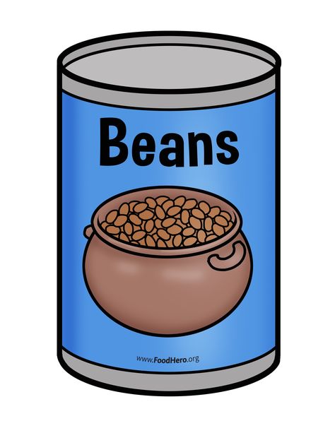 Canned Food Drawing, Beans Drawing, Beans Illustration, Aesthetic Profile Picture Cartoon Soft, Melonheadz Clipart, Mother Poems, Food Pyramid, Kushina Uzumaki, Fruits Images