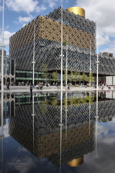 Reflection of Birmingham Central Library, Centenary Square. Crescent Hotel, Central Library, Art Consultant, David Austin Roses, Book Cover Art, Nature Photographs, World Famous, Birmingham, Cover Art