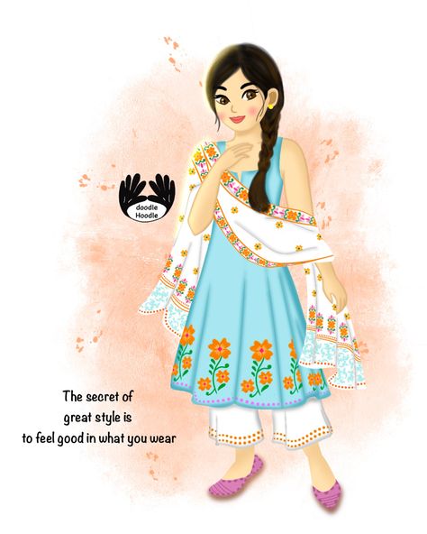 Salwar Suit Illustration, Illustration Quotes Funny, Work Motivational Quotes Funny, Girly Art Illustrations Life, Suit Illustration, Suits Quotes, Ethnic Wears, Funny Art Prints, Indian Illustration