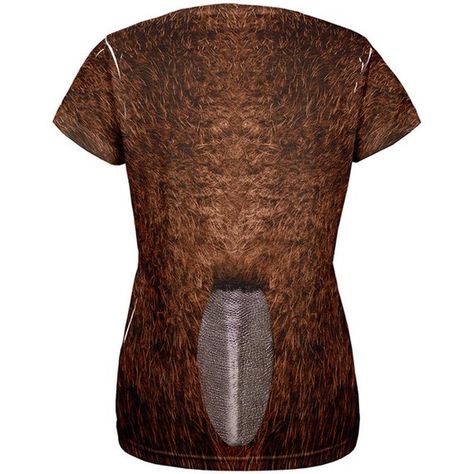 Halloween Beaver Costume All Over Womens T-Shirt Beaver Costume, Beaver Tails, The Dye, World Design, Animal World, Womens T Shirt, Dye Sublimation, Sublimation Printing, Shirt Designs