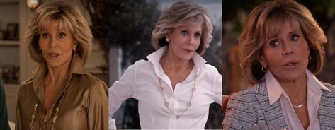 How to Get Grace and Frankie’s Season 5 Style - The Three Tomatoes Grace Clothing, Grace And Frankie, Cute Wedges, Fabulous Clothes, Jane Fonda, Style And Grace, Classy Women, Carolina Herrera, Polished Look