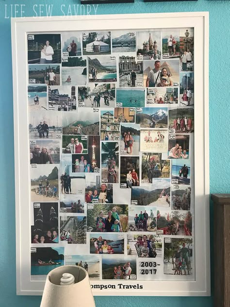 Custom Collage Picture Frame, Pictures In Frames Ideas, Travel Photo Frame Ideas, Photo Collage In One Frame, Framed Photo Collage Wall, Memories Frame Ideas, Collage Of Photos Aesthetic, Decorative Photo Frames, Collage Of Photos In Frame