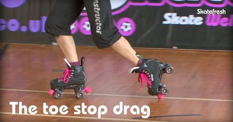 How To Stop On Roller Skates And Quad Skates? | Skatefresh Roller Skating Tips For Beginners, Roller Skating Tips, Skating Tips For Beginners, Summer Alcoholic Drinks, Skating Tips, Easy Summer Cocktails, Quad Roller Skates, Skate Gif, Roller Rink