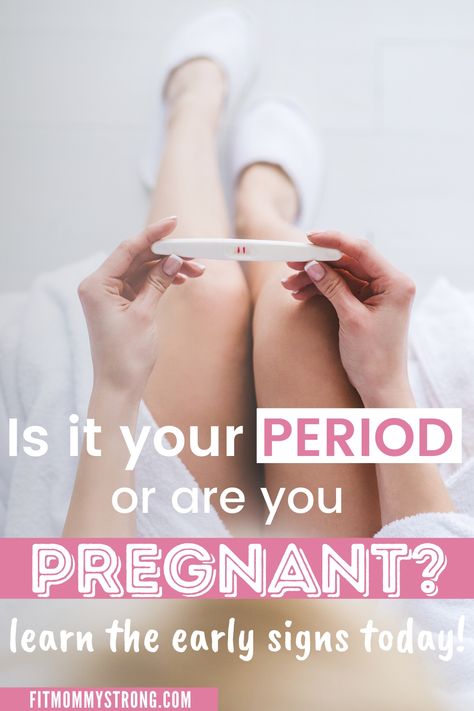 If you're wondering whether you may be pregnant, check out these signs that are commonly mistaken between period vs pregnancy!  #pregnancy #expectingmom Period Vs Pregnancy Symptoms, Implantation Bleed Vs Period, Bbt Chart, Pregnancy Spotting, Pregnancy Signs And Symptoms, Early Signs Of Pregnancy, First Month Of Pregnancy, Chances Of Pregnancy, Pregnancy Period