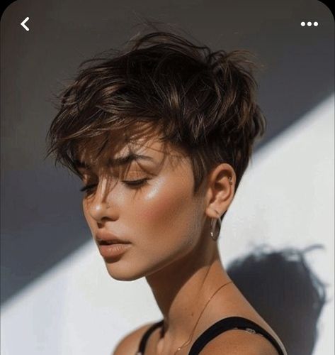 Summer Pixie Cut, Haircut Tip, Short Hair Images, Hair Inspiration Short, Hair Haircuts, Very Short Hair, Hair Images, Short Haircut, Short Hair Haircuts