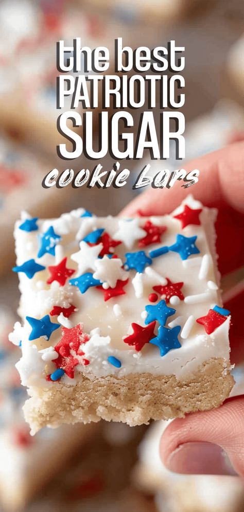 Patriotic Sugar Cookie Bars [35 Minutes] – Chasety 4th Of July Sugar Cookie Bars, Patriotic Cookie Bars, Labor Day Cookies, 4th Of July Magic Cookie Bars, Red White Blue Cookie Bars, Patriotic Sugar Cookie Bars, American Flag Sugar Cookie Pizza, Patriotic Sugar Cookies, White Buttercream Frosting