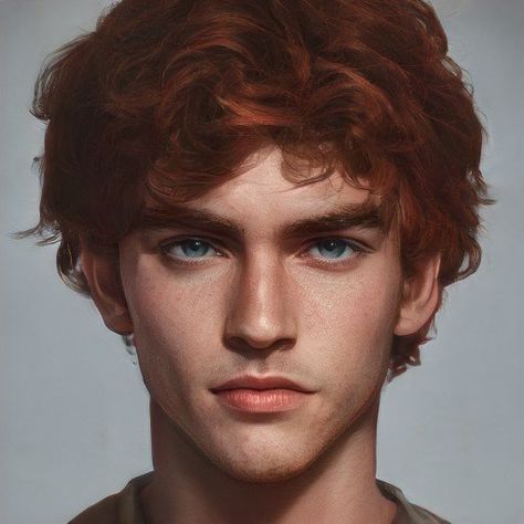 An image generated by Artbreeder. A collaborative tool for discovering images. Androgynous Hair, Bronze Hair, Face Reference, Cute Couple Art, Character Modeling, Male Art, Digital Portrait, Male Face, Handsome Anime