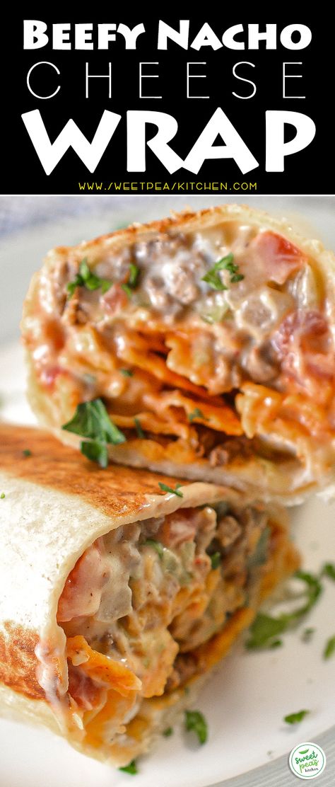 Beefy Nacho Cheese Wrap Freezer Wraps Recipes, Beefy Nacho Cheese Wraps, Leftover Nacho Cheese What To Do With, Chopped Cheese Wrap, Recipes Using Canned Nacho Cheese Sauce, Mexican Wraps Recipes, Nacho Cheese Beef Wrap, Beef Wraps Recipes, Easy Beef Nachos