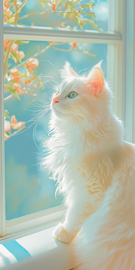 Wallpaper Gatos, Cat Phone Wallpaper, Funny Kittens, Cat Images, Cat Hacks, Cute Cat Wallpaper, Cute Cats Photos, Wallpaper Images, Cat Aesthetic