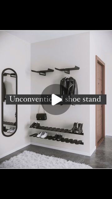 HOP on Instagram: "A shoe rack keeps shoes neatly arranged, making it easier to find the pair you need and reducing clutter in your home.

Overall, a shoe rack not only keeps your footwear organized but also contributes to a cleaner, more efficient, and well-maintained living space.

#shoeorganizer #shoerack #shoerackdesign #shoecabinet #shoestorage" Shoes Rake Design, Cycle Shoe Rack, Indian Shoe Rack Designs, Metallic Shoe Rack Designs, Shoe Rack Clogs & Mules, Shoes Stand, Rack Design, Shoe Organizer, Shoe Cabinet