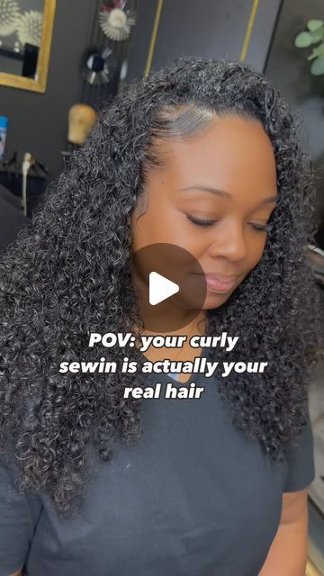 Teez 🌹 Houston Wigs & Protective Styles Queen on Instagram: "& they’re not gonna tell you otherwise.   Using our Burmese Curly in 22,24,24" Curly Sew In Weave With Closure, Burmese Curly Hair Sew In, Burmese Curly Hair, Curly Hair Sew In, Curly Sew In, Burmese Hair, Sew In, Burmese, Protective Styles