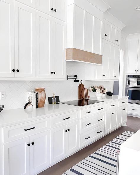 White kitchen pantry cabinet