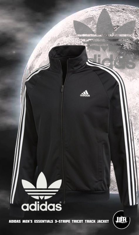 adidas Men's Essentials 3-Stripe Tricot Track Jacket Jumper Outfit Men, Adidas Shoes For Men, Sporty Outfits Men, Adidas Jumper, Adidas Bags, Tennis Style, Jumper Outfit, Shoes Tennis, Future Trends