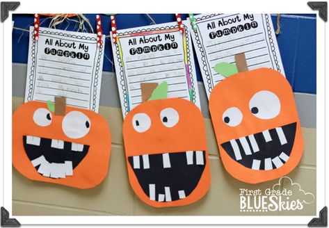 Pumpkin Week {FREEBIES} Lots of freebies on here for primary, not just halloween October Classroom, October School, October Ideas, October Activities, Fall Writing, Halloween Writing, Pumpkin Activities, 2nd Grade Writing, Fall Kindergarten