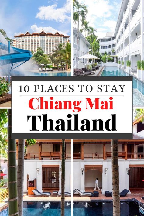 These unique places to stay in Chiang Mai, Thailand are perfect ranging from luxury poolside rooms to Vegan resorts, there's something for everyone! #thailand #chiangmai #travel via @herlifeadventures