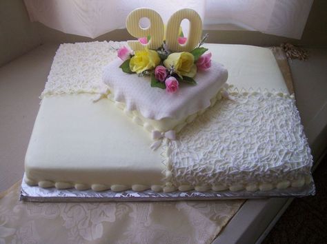 90Th Birthday  on Cake Central 90th Birthday Sheet Cakes, 20 Cake Ideas, 90th Birthday Cake Ideas, 20 Cake, 90 Birthday, 95th Birthday, 90th Birthday Cakes, Birthday Cake For Mom, 90th Birthday Parties