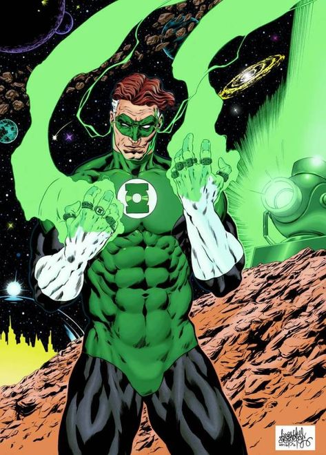 Green Lantern: Emerald Twilight - Sebastián Escobar Green Lantern Art, Green Lantern Wallpaper, Hal Jordan Green Lantern, Green Lantern Hal Jordan, Green Lanterns, Lantern Art, Jordan Green, Hal Jordan, Dc Comics Heroes