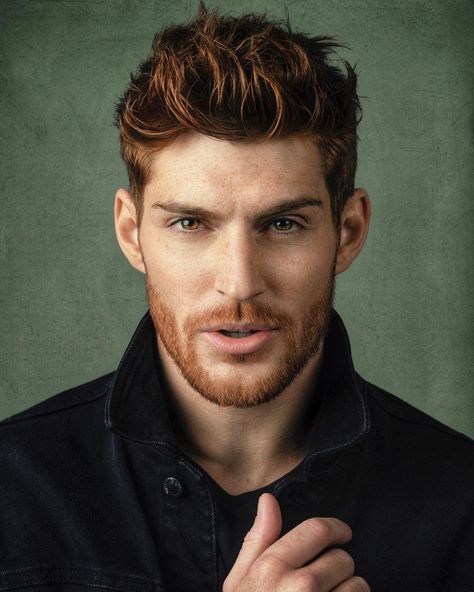 KEN BEK 肯・白克 on Instagram: “Portrait shoot as seen through the eyes 👀 of @thomasknights 📸 🙌🏼 #portrait #headshot #kenbek #model #hongkongmodel @redhot100” Ken Bek, Red Head Boy, Mohawk For Men, Red Hair Men, Mohawk Hairstyles Men, Redhead Men, Red Beard, Portrait Shoot, Instagram Portrait