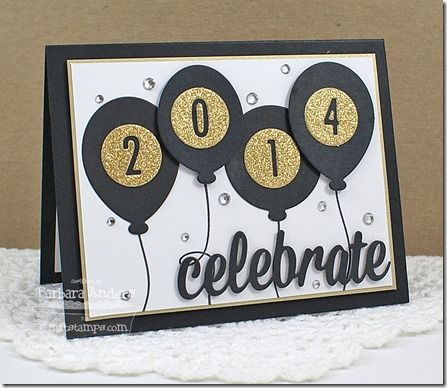 Party Balloons, Party Balloons Die-namics, Negative Dot Numbers Die-namics, Celebratory Greetings Die-namics - Barbara Anders #mftstamps Stampin Up Graduation Cards, New Year Cards Handmade, New Year Card Making, Graduation Cards Handmade, Grad Cards, Mft Cards, Happy New Year Cards, Congrats Card, New Year Greeting Cards