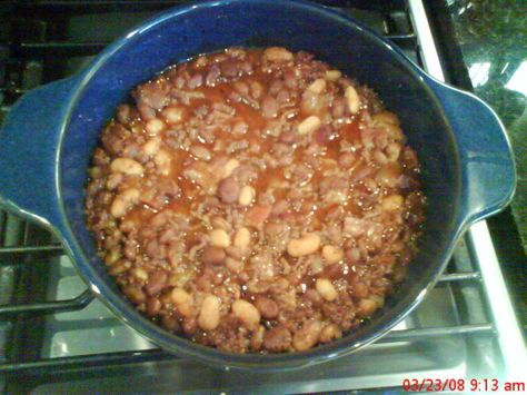 Old Settlers Beans, Settlers Beans, Recipes Crock Pot, Baked Beans Recipe, Canned Butter, Baked Bean Recipes, Pork N Beans, Dutch Oven Recipes, Pot Luck