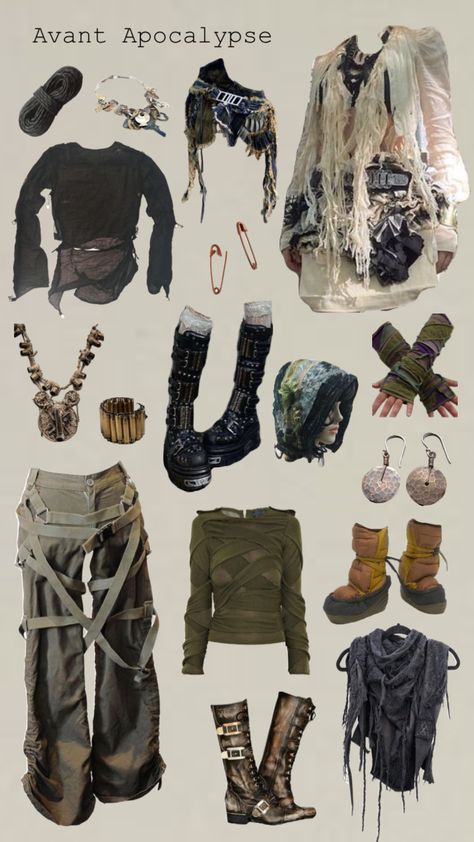 Zombie Outfit Aesthetic, Soft Decay Aesthetic Outfit, Zombie Apocalypse Zombies, Zombie Apocalypse Photoshoot, Zombie Core Aesthetic Outfits, Apocalypse Core Aesthetic, Scavenger Aesthetic Outfit, Apocalypse Core Clothes, Post Apocalypse Outfit Aesthetic