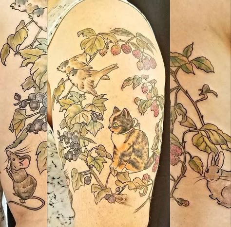 Beatrix Potter Tattoo, Librarian Tattoo, Literary Tattoo, Beatrix Potter Illustrations, Potter Tattoo, Literary Tattoos, R Tattoo, Book Tattoo, Makeup Tattoos