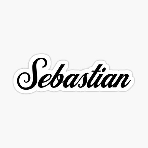 Sebastian Stylish Retro Vintage Handwriting Name design is great gift idea for people whose name is Sebastian. • Millions of unique designs by independent artists. Find your thing. Sebastian Name, Vintage Hand Lettering, Alfabeto Lettering, Stylish Handwriting, Vintage Handwriting, Family Quotes Tattoos, Name Tattoo Designs, Name Letters, Lettering Tutorial