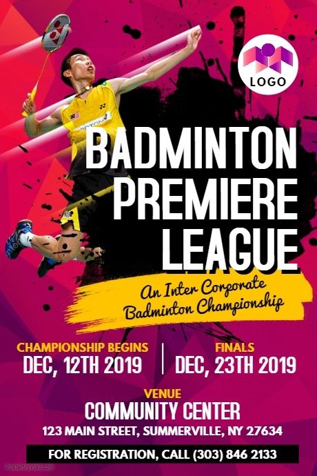 Badminton Poster Badminton Competition Poster, Badminton Flyer Design, Badminton Tournament Poster Design, Badminton Tournament Poster, Badminton Poster Design, Shoes Banner Design, Poster Badminton, Offer Poster Design, Badminton Poster