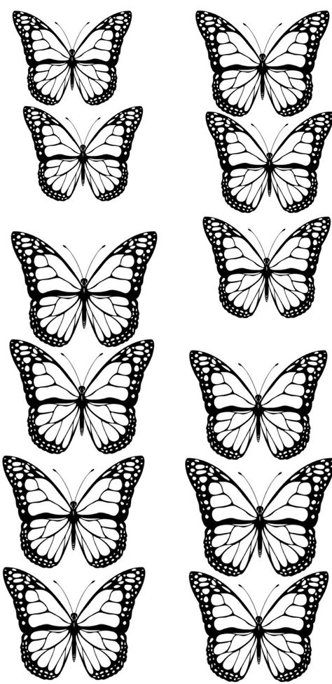 Butterfly Cutouts, Printable Butterflies, Butterfly Pictures Printable, Butterfly Aesthetic Printable, Butterfly Astethic, Butterfly Drawing Printable, Butterfly Images Printable, Butterfly Stencil Templates, Butterfly Cutouts Printable