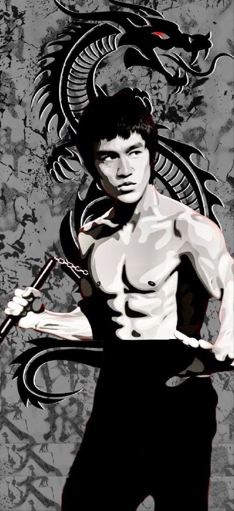 Bruce Lee Poster Art, Bruce Lee Wallpapers Hd Wallpaper, Kung Fu Aesthetic, Bruce Lee Drawing, Bruce Lee Wallpaper, Bruce Lee Artwork, Jet Lee, Bruce Lee Kung Fu, Bruce Li