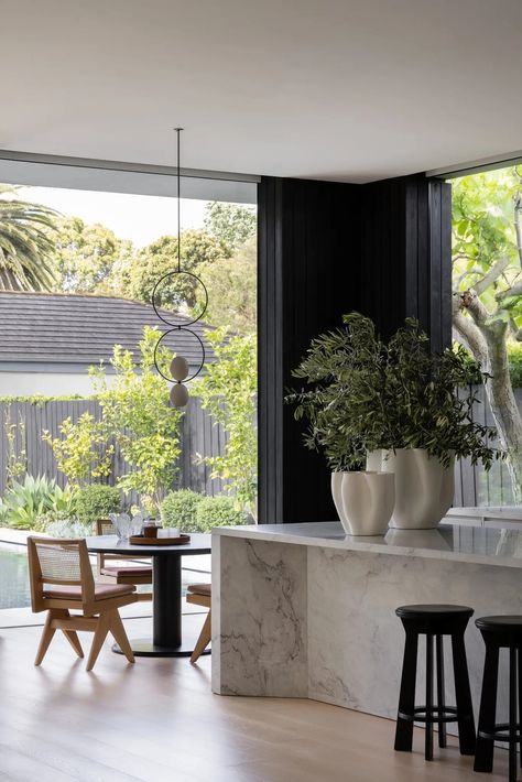 A Moody Renovation in Melbourne - The New York Times Mim Design, Oak Hardwood Flooring, Melbourne House, Vogue Living, Classic Kitchen, House Renovation, Residential Architecture, Stone Island, Victorian Homes