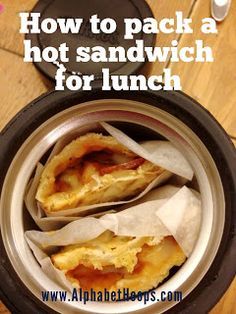 Alphabet Hoops: How to pack a Pocket Pie for school lunch ~ Worked great for us! Rolled up tortillias with sauce, pepperoni and cheese. Wrapped in foil and the boys said the cheese was still all melty. Thermos Lunch Ideas, Hot School Lunch, Felted Fox, Hot Lunch, Sack Lunch, Cold Lunches, Healthy School Lunches, Hot Sandwich, Whats For Lunch