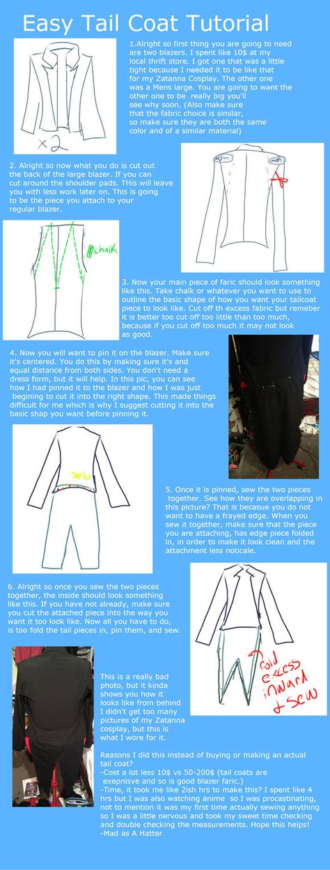 Tail Coat Pattern, Zatanna Cosplay, Frozen Jr, Coat Tails, Tail Coat, Puff Paint, Cosplay Tutorial, Costume Patterns, Cosplay Diy