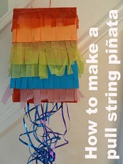 Homemade Pinata, Brown Paper Bags, Make A Rainbow, Piñata Ideas, Hawaiian Birthday Party, Diy Pinata, Me And My Family, The Crafts, 5 De Mayo