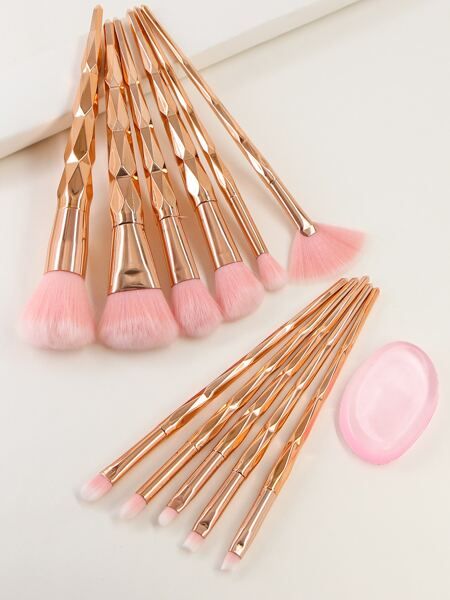 Emery Rose Makeup Beauty Room, Oval Makeup Brush, Skin Care Supplies, Eyeshadow Brush Set, Alat Makeup, Makeup Puff, Learn Makeup, Clear Makeup, Makeup Accesories