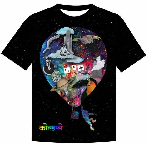 Coldplay T-shirt Coldplay Tshirt Design, Coldplay Tshirt, Up And Up Coldplay, Coldplay Magic, Coldplay Shirts, Coldplay T Shirt, Head Full Of Dreams, Coldplay Concert, Dream High